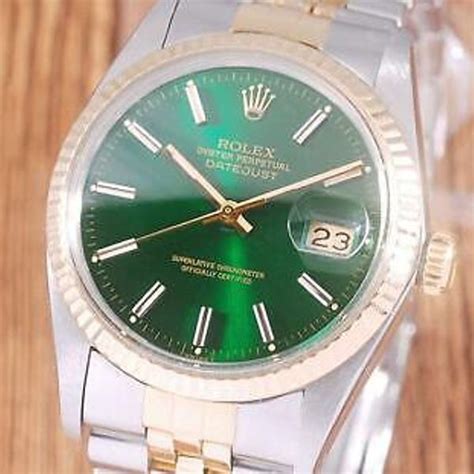 rolex dayjusts gold grün|rolex datejust 36 price.